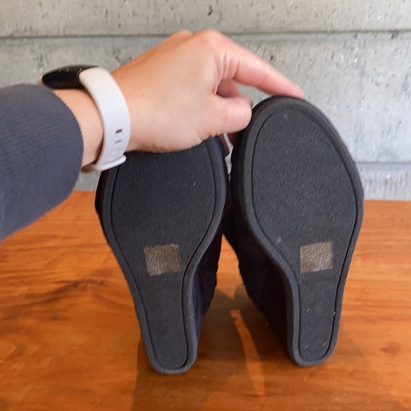 “Call it Spring” Wedge Booties in Black Sz 8 - Picture 7 of 12